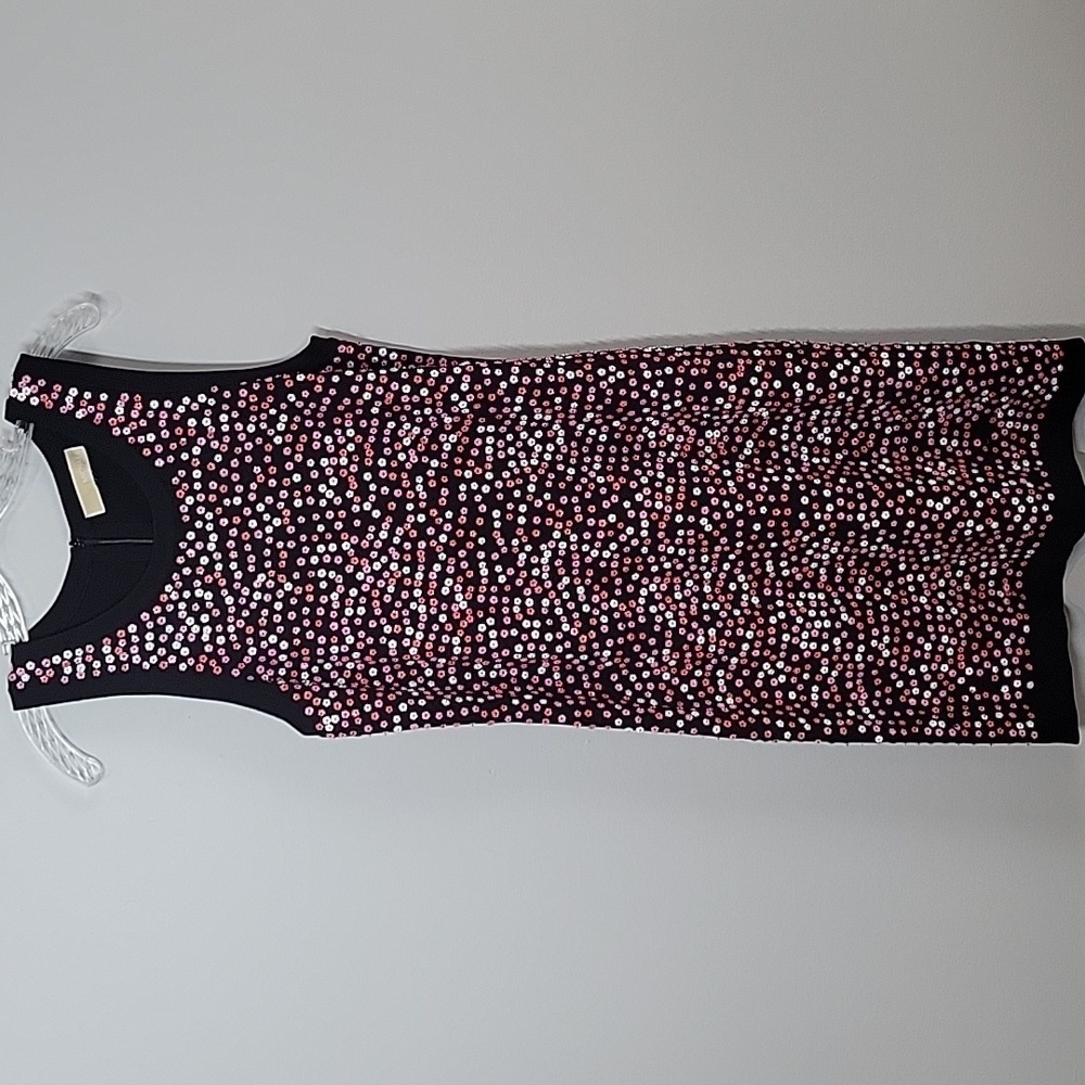 Michael Kors Floral Sequined Tank Dress
